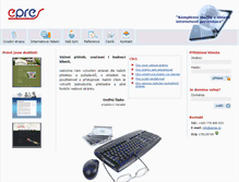Tablet Screenshot of epres.cz